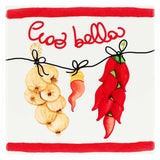 ROSE & TULIPANI Aumm Sottopentola Quadrato 20x20cm Ceramica e Sughero