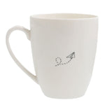 LA PORCELLANA BIANCA Gli Onesti Tazza MUG Buonanotte 450ml Bianco