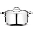 Casseruola Accademia Lagostina in acciaio inox 22 cm con coperchio