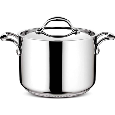 LAGOSTINA Accademia Pentola 2 Maniglie con Coperchio 26cm Acciaio Inox