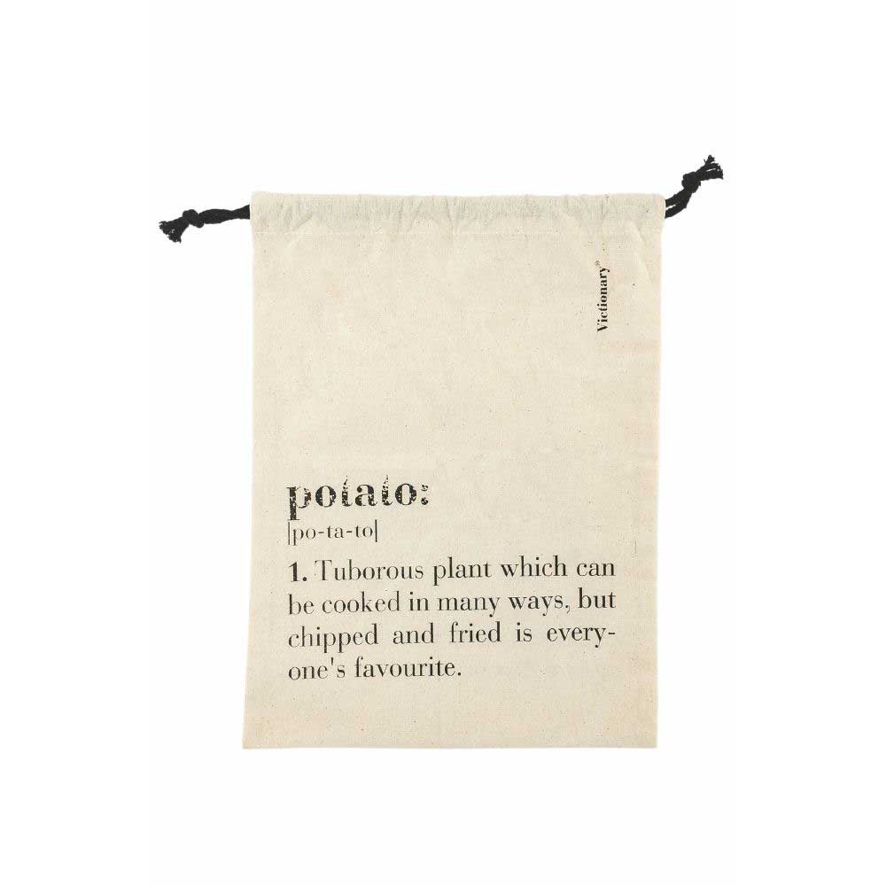 VILLA D'ESTE HOME TIVOLI Sacchetto Potato Patata 40x30cm in Cotone