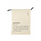 VILLA D'ESTE HOME TIVOLI Sacchetto Potato Patata 40x30cm in Cotone