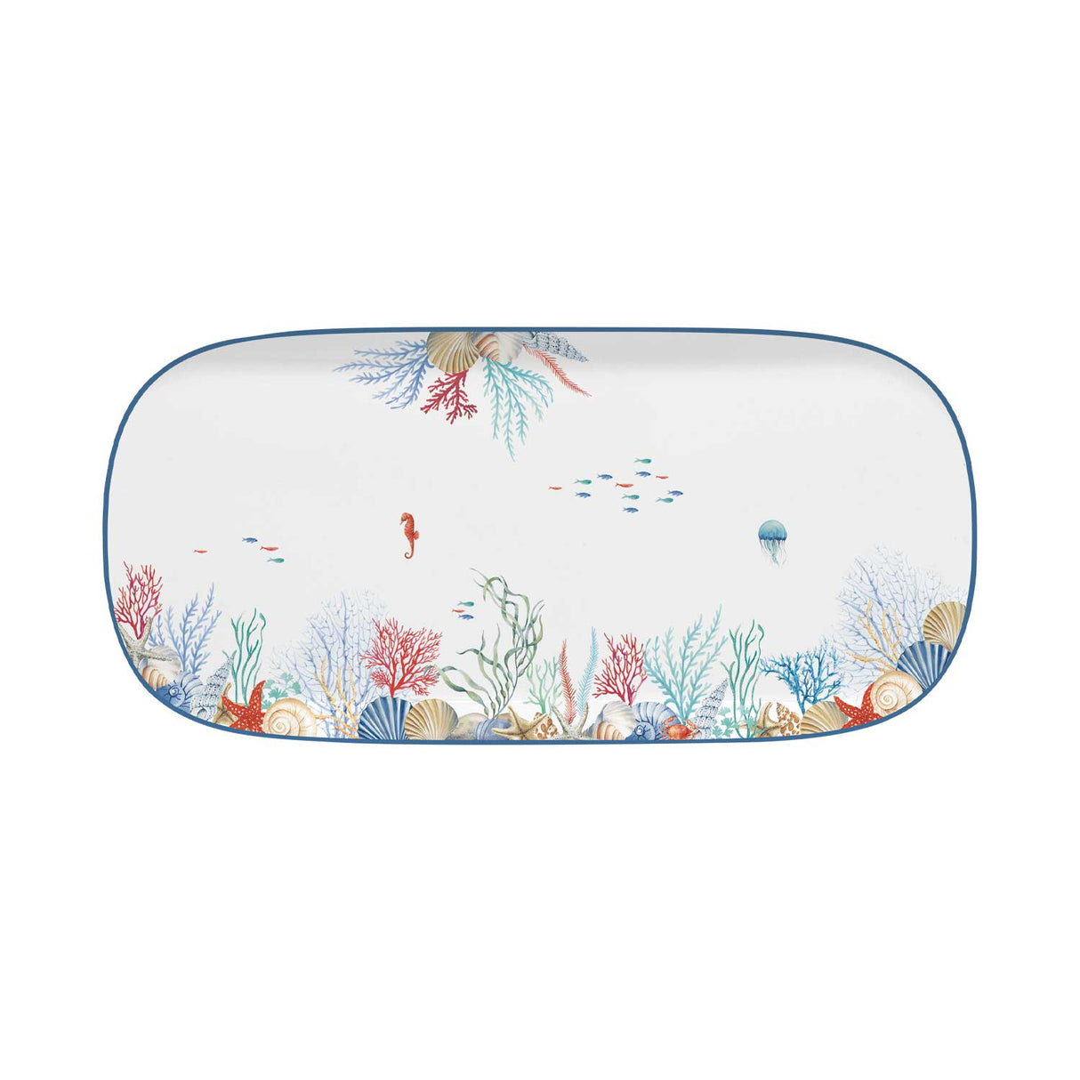 EASY LIFE Vassoio Ovale 40x17,5cm Sfuso Sea Breeze