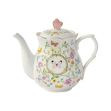 EASY LIFE Teiera 900ml in Porcellana in Color Box Dancing Butterflies
