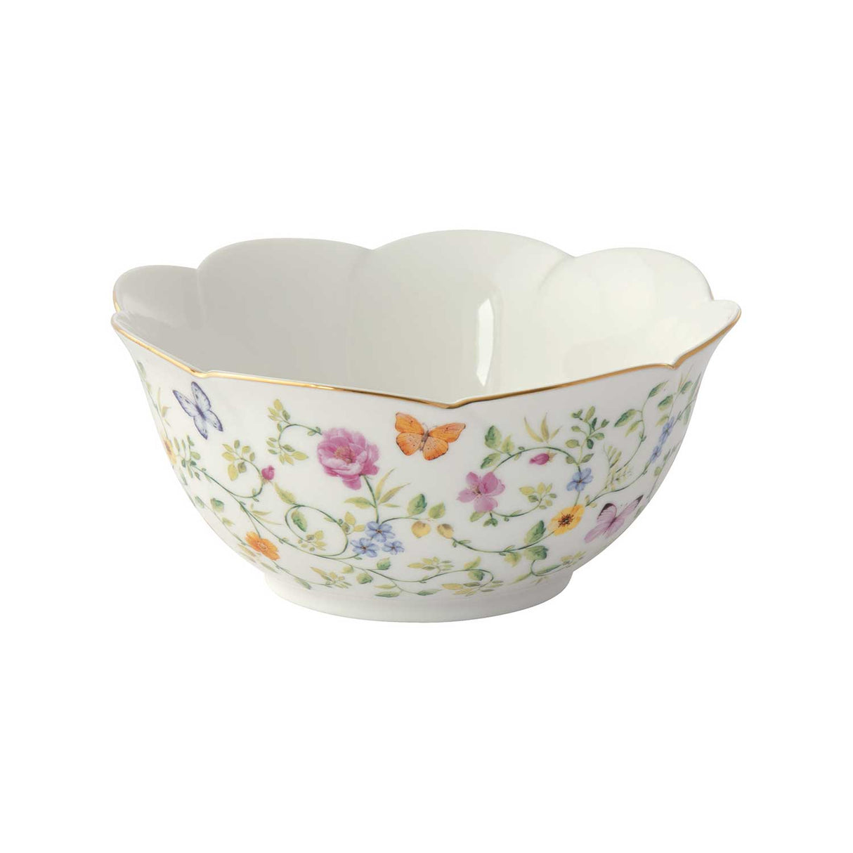 EASY LIFE Ciotola 16cm in Porcellana in Color Box Dancing Butterflies