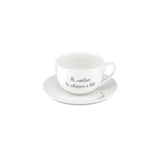 Tazza colazione Gli Onesti La Porcellana Bianca in porcellana 450ml