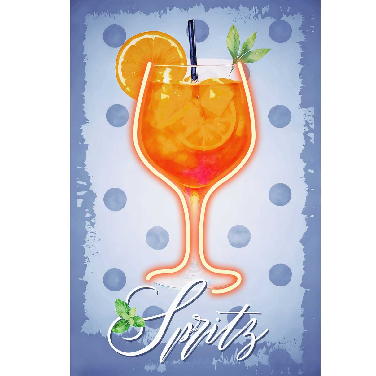 PALAIS ROYAL Quadro Stampa su Tela con LED Spritz 40x60cm