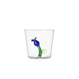 ICHENDORF Botanica Tumbler Bicchieri con Fiori Interni Set 6 Pezzi 300ml Vetro Borosilicato