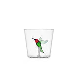 ICHENDORF Talking Trees Bicchieri con Uccelli Tropicali Set 6 Pezzi 300ml Vetro Borosilicato