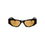 Occhiali da sole Colorado Okkia montatura nera lenti gialle