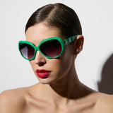 SELETTI x OKKIA Occhiali da Sole California Unisex Verdi