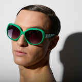 SELETTI x OKKIA Occhiali da Sole California Unisex Verdi