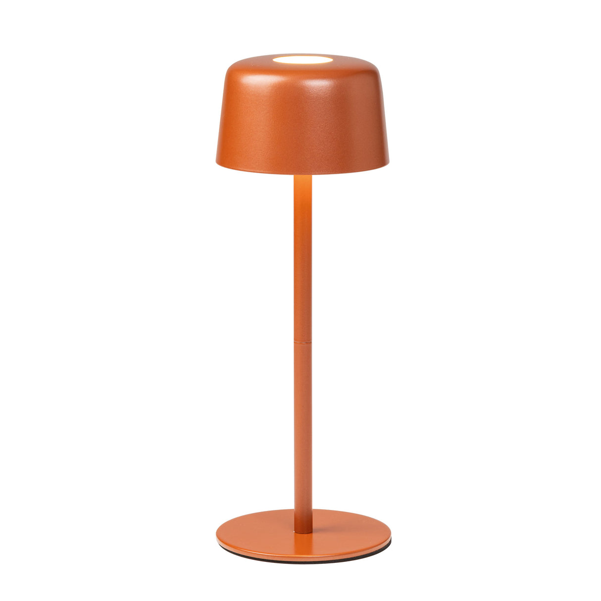 ZAFFERANO Ailati 1+1 Lampada da Tavolo Ricaricabile LED 25/14cm Terracotta in Metallo