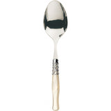BUGATTI Selene Cucchiaio Insalata Finitura Ghiera Cromata Acciaio Inox 24,5cm