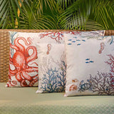 ROSE & TULIPANI Sea Life Cuscino 40x60cm in Tessuto