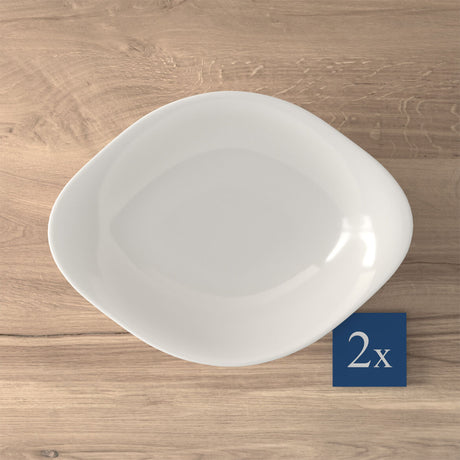 VILLEROY & BOCH Vapiano Scodelle da Pasta Set 2 Pezzi Ciotole Coppe 920ml Porcellana