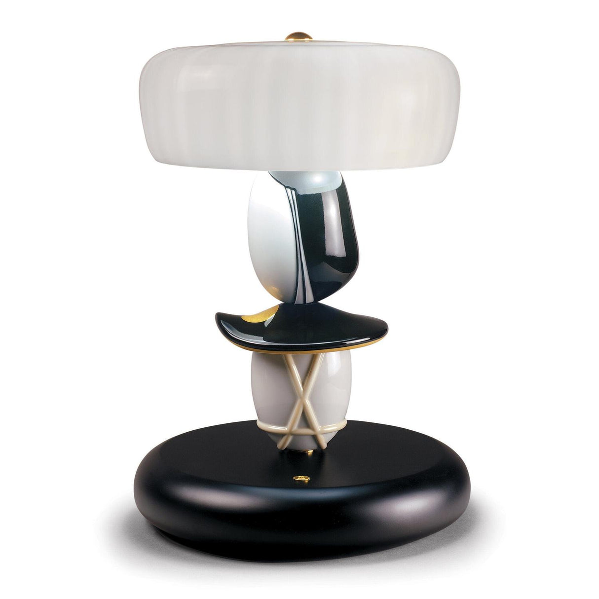 LLADRO' Lampada da Tavolo Hairstyle  38x31cm Porcellana