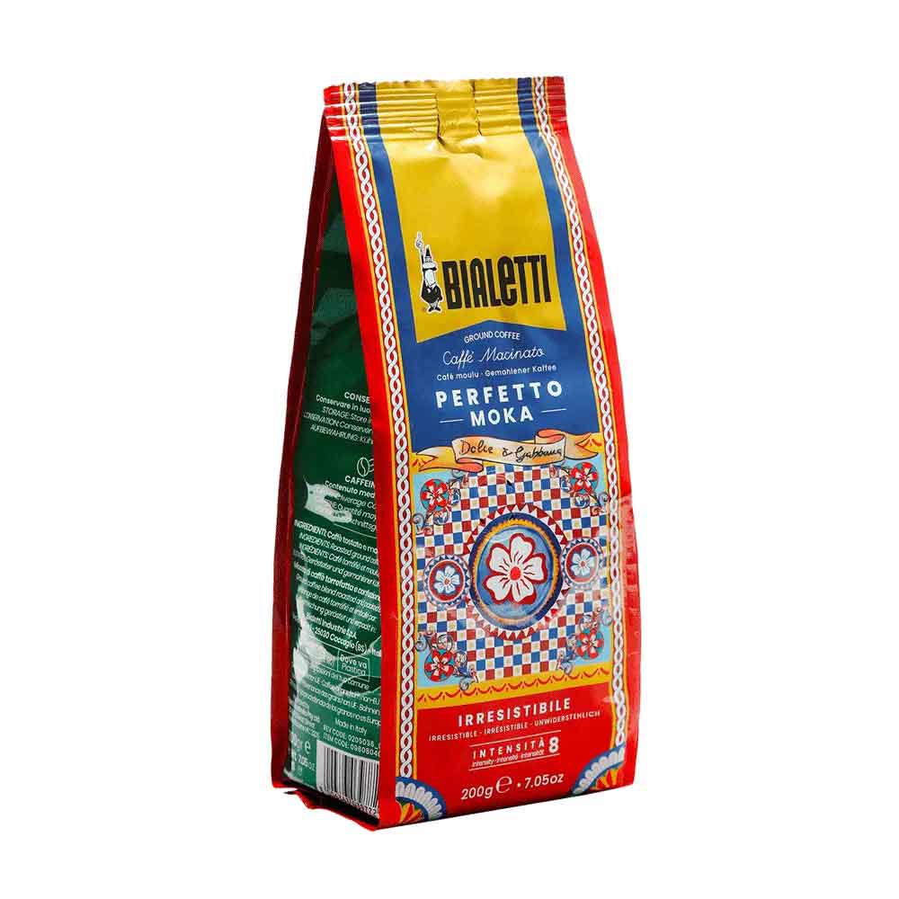 BIALETTI Dolce & Gabbana Carretto Siciliano Moka 3 Tazze con Caffè Perfetto Moka Irresistibile