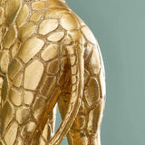 WERNS Lampada da Terra Giraffa Oro Nero GiGi 50x40x171cm