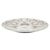 VERSACE Piatto Segnaposto La Coupe des Dieux  Bianco e Oro 33cm in Porcellana