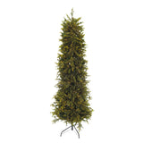 Magnifique Maison Albero di Natale Luxury Semi Slim 240x90cm Realistico 1108 Rami con 2000 LED
