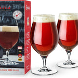 SPIEGELAU Craft Beer Glasses Bicchiere da Birra Invecchiata in Botte in Cristallo Set 2 Pezzi 480ml