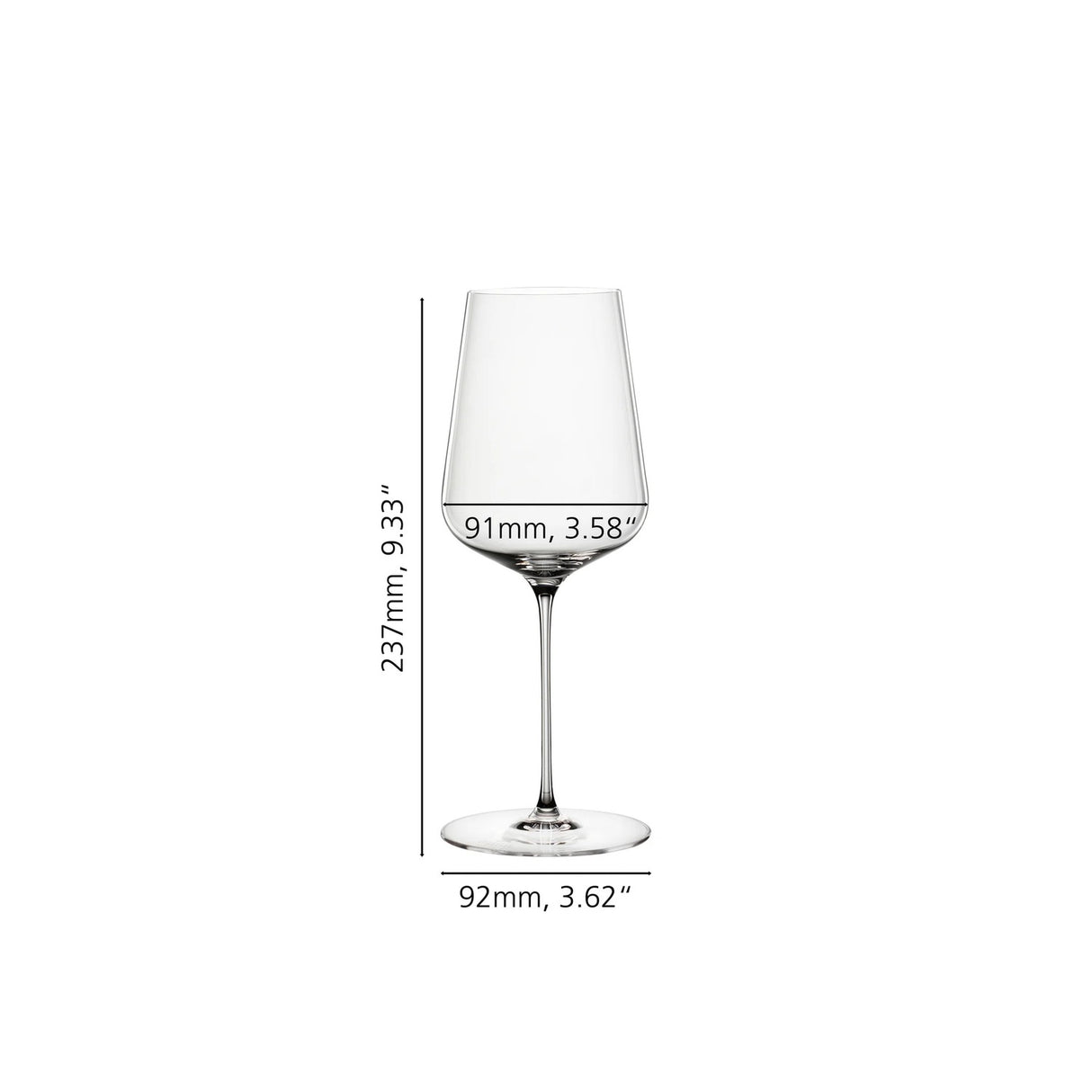 SPIEGELAU Definition Calice da Vino Universale in Cristallo Set 2 Pezzi 550ml
