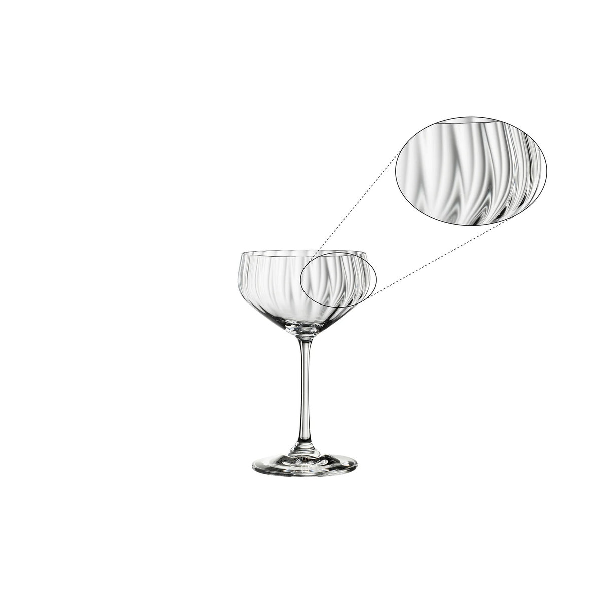 SPIEGELAU Lifestyle Coppetta da Spumante in Cristallo Set 4 Pezzi 310ml