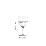SPIEGELAU Special Glasses Bicchiere da Gin Tonic con Stelo in Cristallo Set 4 Pezzi 630ml
