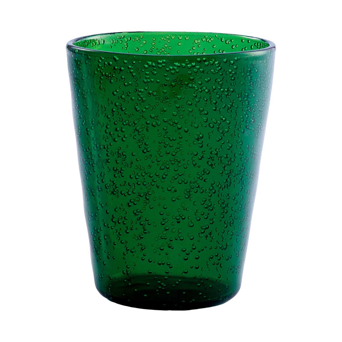 MEMENTO Synth Bicchieri Acqua Colorati Smeraldo Set 6 Pezzi 330ml Plastica