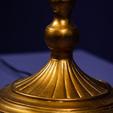 WERNS Lampada da Terra Tammi Pappagallo Oro Turchese 121cm