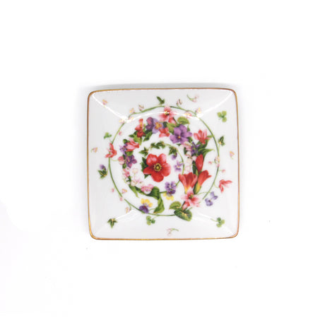VERSACE - Flower Fantasy Piattino Quadrato 12cm