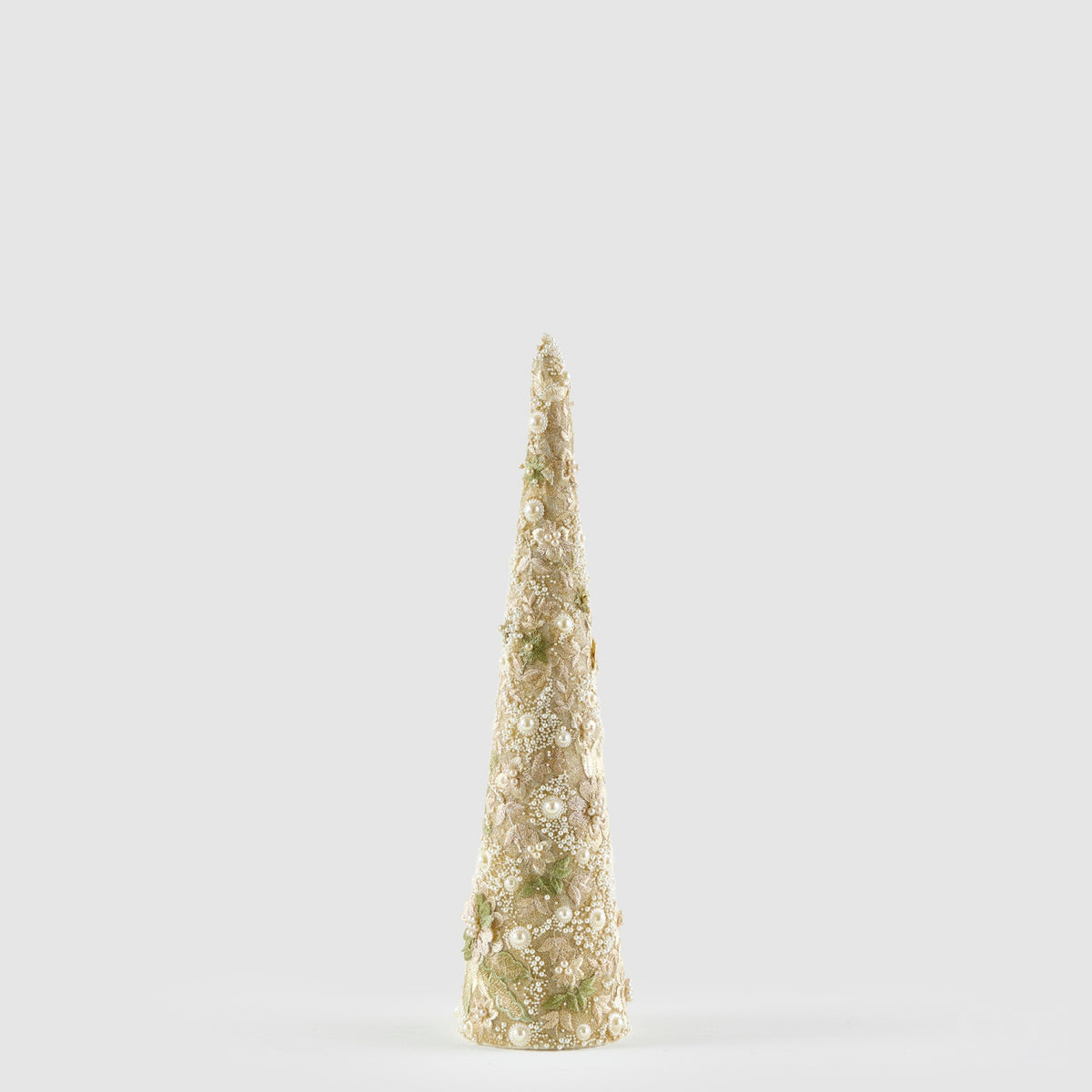 EDG Enzo De Gasperi Alberello di Natale Traforato Verde e Oro in Plastica 51cm