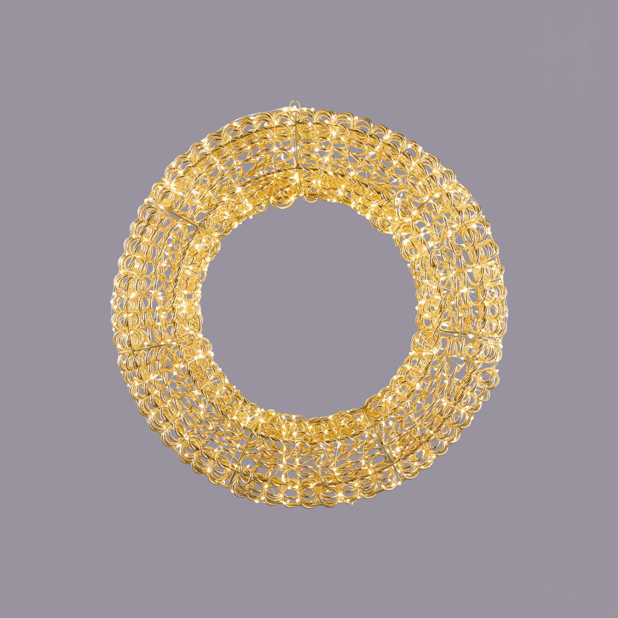 EDG Enzo De Gasperi Ghirlanda Luminosa Natalizia Curly Oro 960 MicroLED 70cm