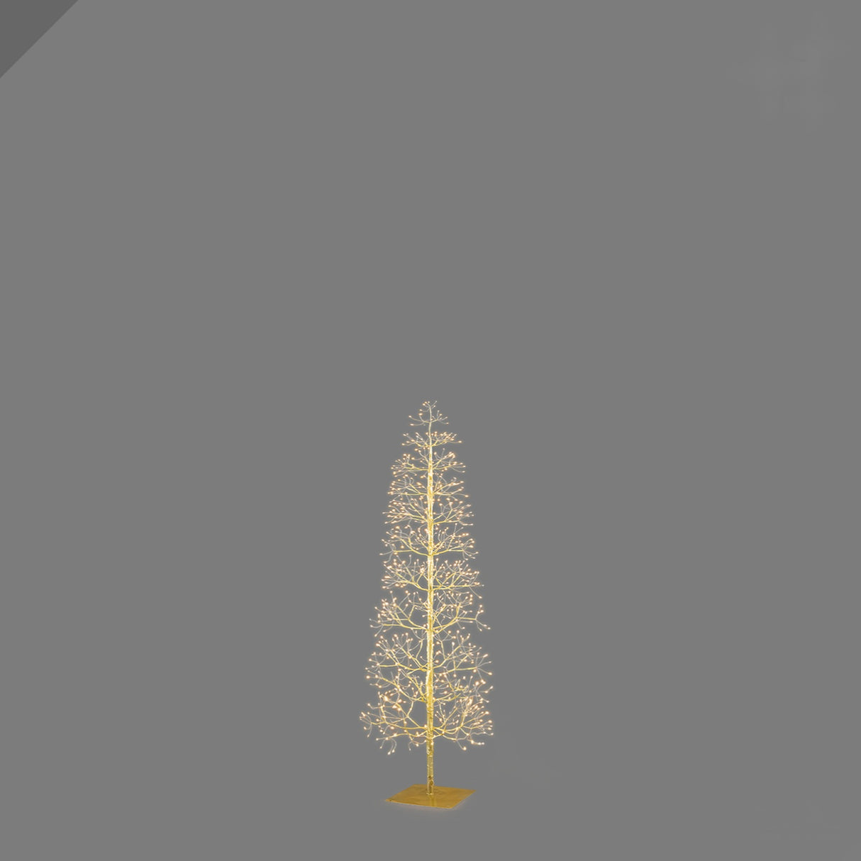 EDG Enzo De Gasperi Faggio Luminoso Natalizio Slim Oro 528 LED 120cm