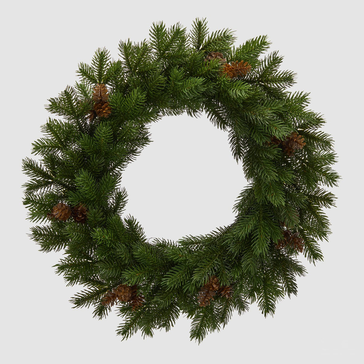 EDG Enzo De Gasperi Ghirlanda Natalizia di Pino con Pigne Verde 60cm