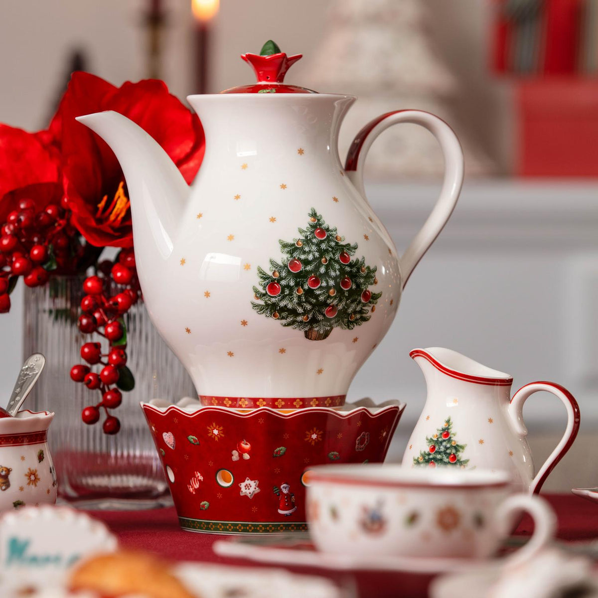 VILLEROY & BOCH Bricco da Caffè Natalizio Toy's Delight in Porcellana Premium 22cm