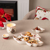 VILLEROY & BOCH Set Ciotoline Portasalse Albero di Natale Toy's Delight in Porcellana Premium 26x28cm
