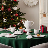 VILLEROY & BOCH Portauovo Natalizio Toy's Delight Royal Classic Bianco in Porcellana Premium 11cm