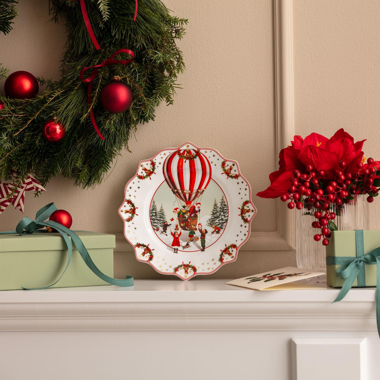 VILLEROY & BOCH Piatto Natalizio da Collezione Annual Christmas Edition 2026 in Porcellana Premium 23,5cm