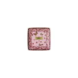 VERSACE Coppetta Quadrata Le Jardin De Versace 30 Years Rosa 12x12cm in Porcellana
