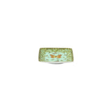 VERSACE Coppetta Quadrata Le Jardin De Versace 30 Years Verde 12x12cm in Porcellana