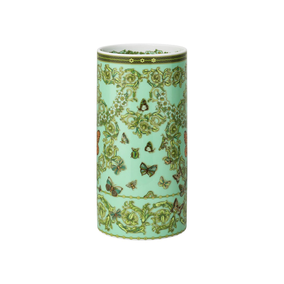 VERSACE Vaso da Fiori 30 Years Le Jardin De Versace 24cm in Porcellana