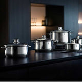 WMF Diadem Plus Set Batteria Pentole 5 Pezzi Acciaio Inox Induzione