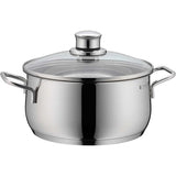 WMF Diadem Plus Set Batteria Pentole 5 Pezzi Acciaio Inox Induzione