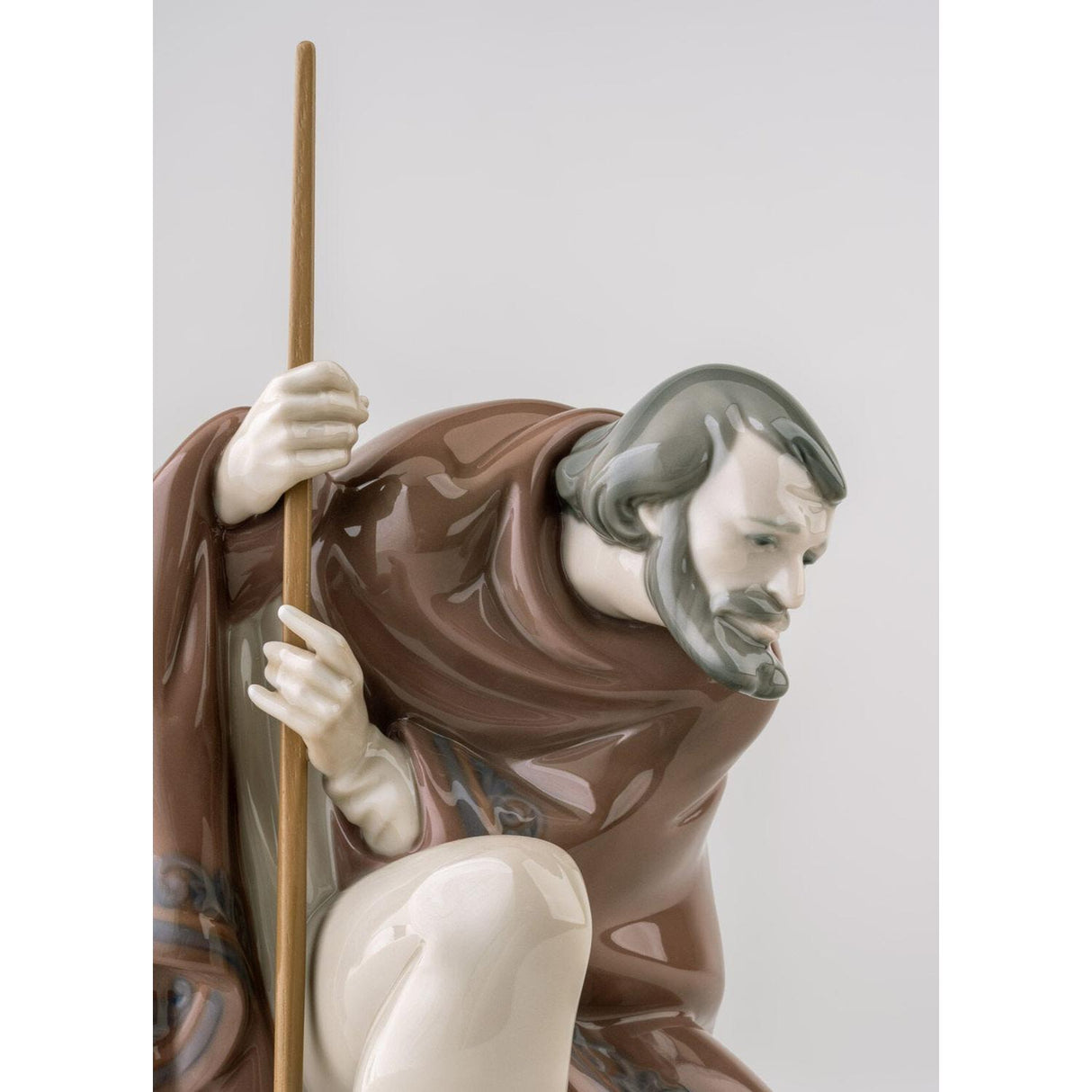 Lladró Figurina Natività San Giuseppe II 22x14cm Porcellana