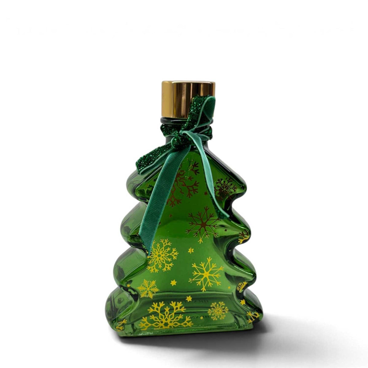 BRANDANI Diffusore di Fragranza Natalizio ad Albero in Vetro Verde 15cm