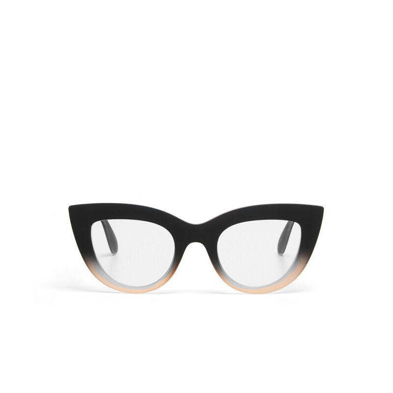 OKKIA Claudia Big Cat Eye Occhiali da Lettura Donna Nero Rosa +1.00