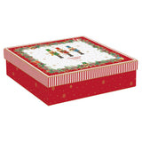 EASY LIFE Set 6 Tazzine da Caffè Natalizie con Piattino Christmas Teddy in Porcellana 100ml