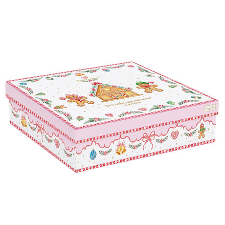 Set 6 tazzine caffè con piattino Sweet Christmas Easy Life 100 ml